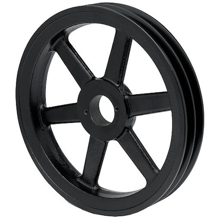 Dodge Industrial 2 Grooves, 10-3/4 in. Outside Diameter, Bushed, L Bushing Series 2MBL107